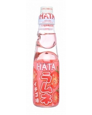 Hatakosen Ramune Soda Strawberry (30 x 200ml)