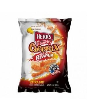 Herr's Crunchy Cheestix Carolina Reaper (8 x 227g)