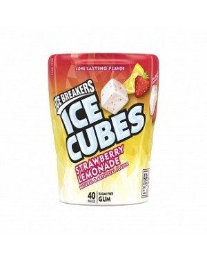 Ice Breakers Ice Cubes Strawberry Lemonade (6 x 92g)