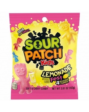 Sour Patch Kids Lemonade Fest (12 x 102g)