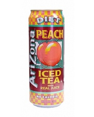 Arizona Diet Iced Tea Peach (24 x 680ml)