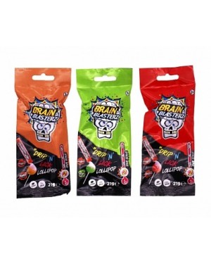 Brain Blasterz Drip 'N' Lick Lollipop (24 x 18g)