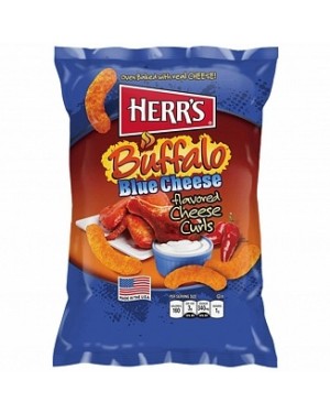 Herr's Baked Cheese Curls Buffalo Blue Cheese (12 x 170g)