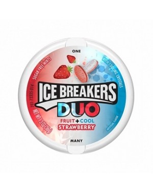 Ice Breakers Duo Strawberry (Box of 8)