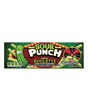 Sour Punch Bites Pickle Roulette (12 x 142g)