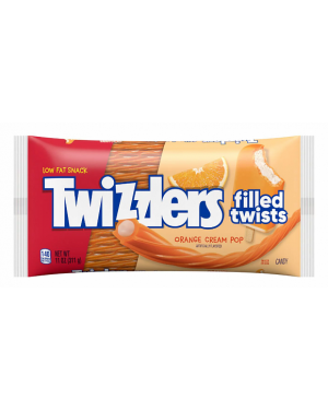 Twizzlers Filled Twists Orange Cream Pop (12 x 311g)