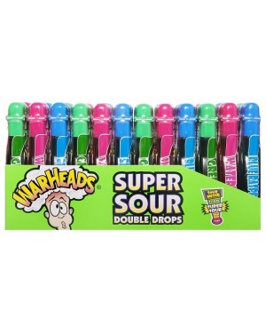 Warheads Double Drops Liquid Candy (Box of 24)